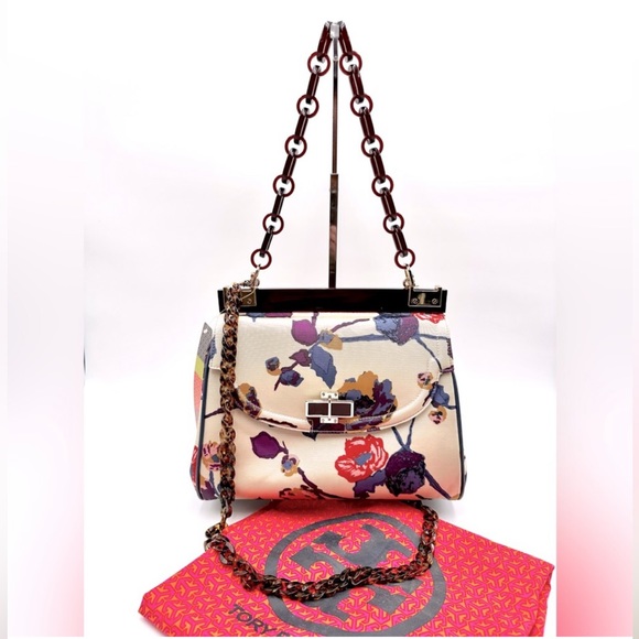 Tory Burch Handbags - NWT Tory Burch Floral Shoulder/Crossbody Bag